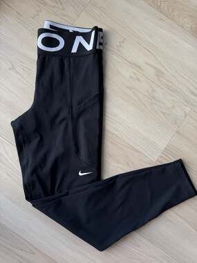 Nike Pro 365 Women's High-Rise Leggings with Pockets Black Size S